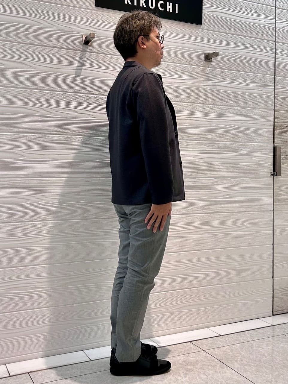 すーさんの「TAKEO KIKUCHI｜【全7サイズ&times;8色展開！】トップマルチヘリンボン パンツ」を使ったコーディネート