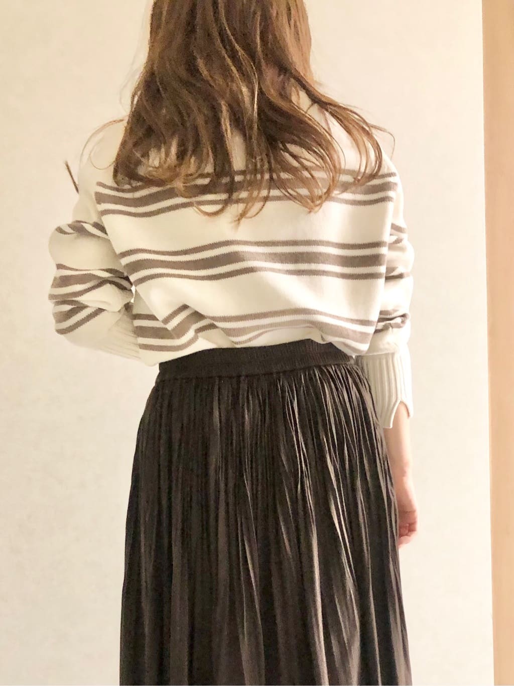 sayuさんの「UNTITLED｜◆【洗える/体型カバー】コットンウールプルオーバーニット」を使ったコーディネート