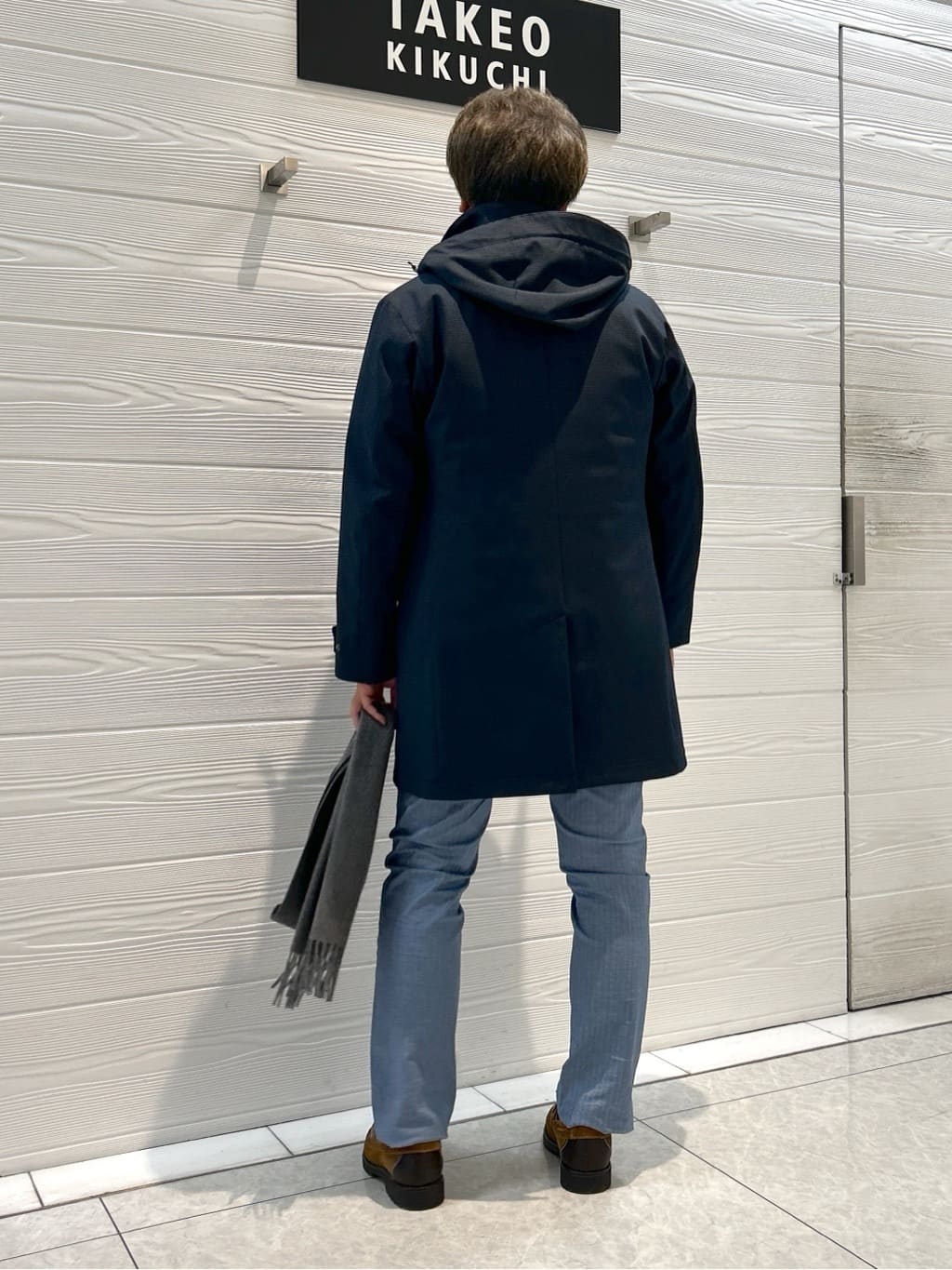 すーさんの「TAKEO KIKUCHI｜【Made in JAPAN】播州織 ヘリンボン ストレート パンツ」を使ったコーディネート