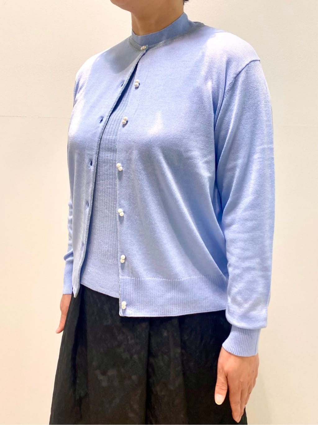 oharaさんの「Reflect｜◆【夏SALE／手洗い可】カーディガン＋ニットツインセット」を使ったコーディネート