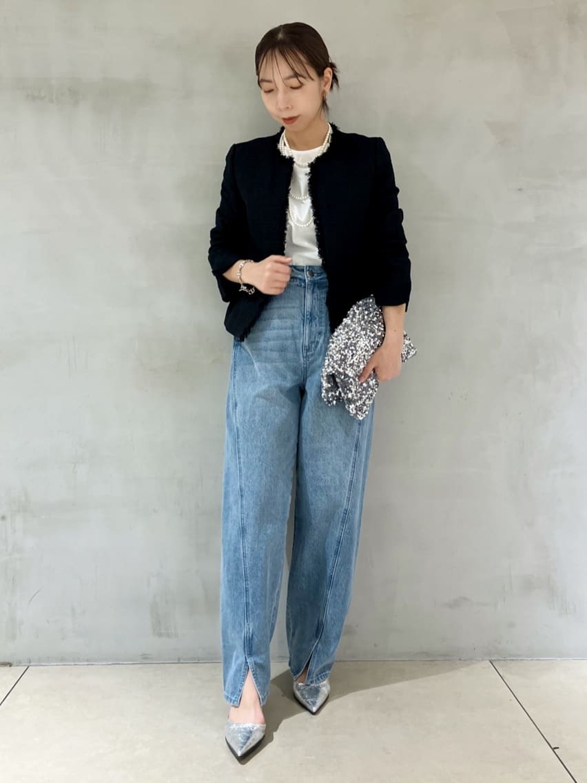 tomoさんの「UNTITLED｜【マルチWAY】3点セットパール調ネックレス」を使ったコーディネート