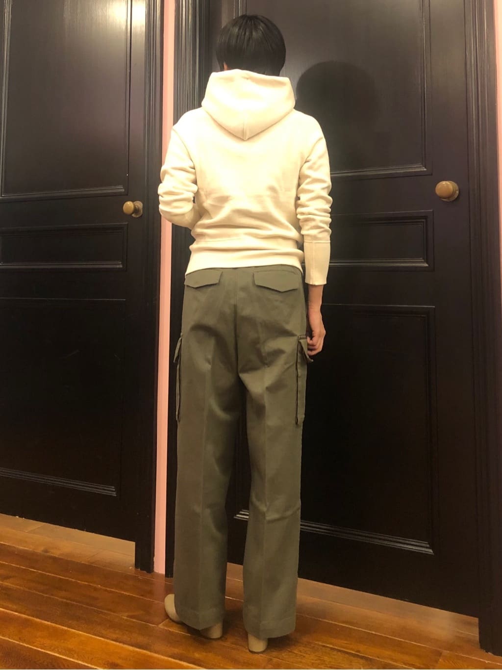 OGATAさんの「DRESSTERIOR｜デキシー吊裏毛ジップアップパーカ」を使ったコーディネート