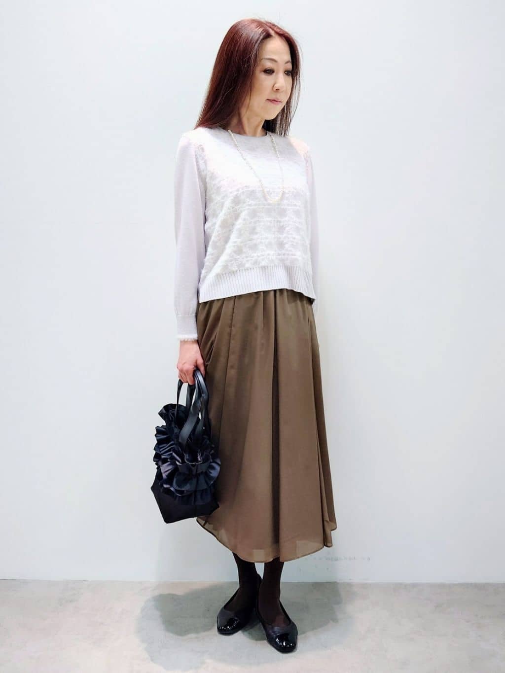 yoshiさんの「Reflect｜◆【フォーマル/入卒】パール調デザインネックレス」を使ったコーディネート