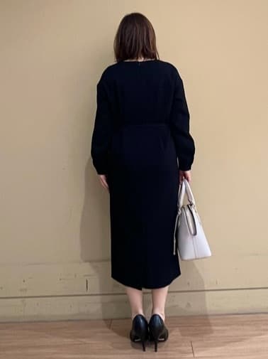 Juneさんの「UNTITLED｜【日本製／通勤／フォーマル】カシミヤ混ノーカラーコート」を使ったコーディネート