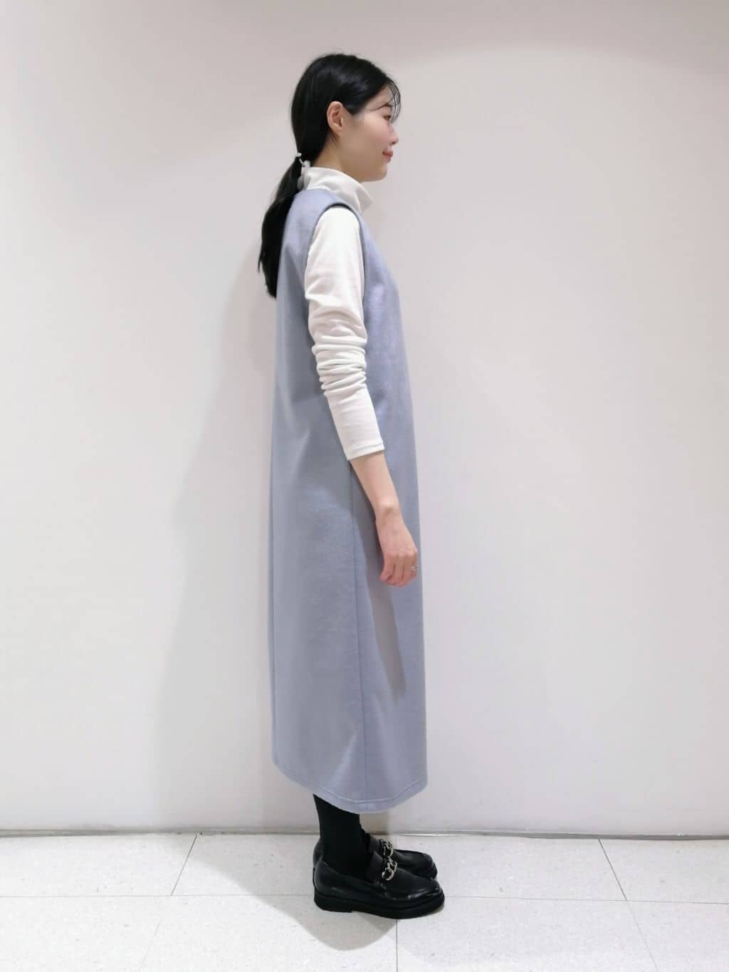 ayanoさんの「INDIVI｜◆ランダム淡水パール2連ネックレス」を使ったコーディネート