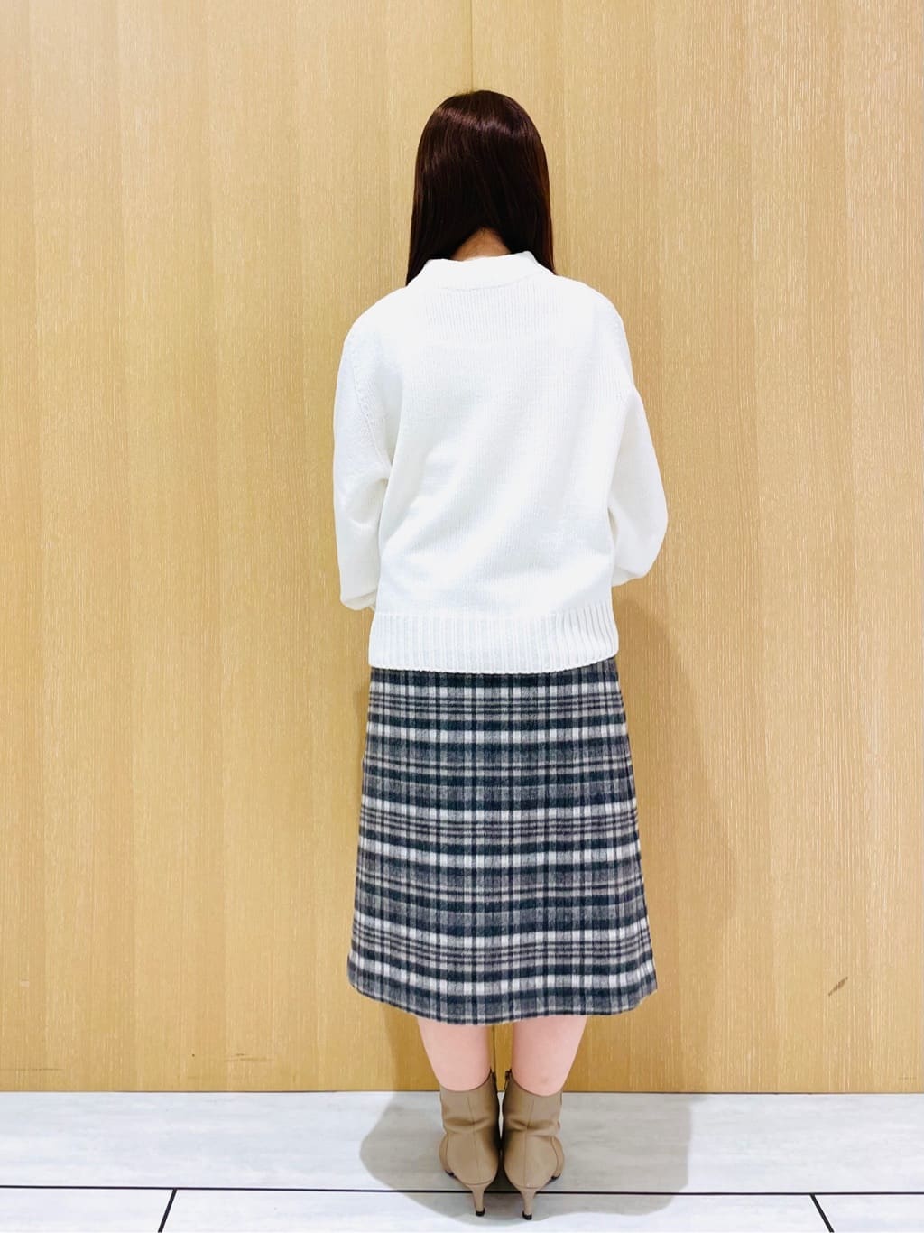 CHISATOさんの「UNTITLED｜◆【洗える/体型カバー】コットンウールプルオーバーニット」を使ったコーディネート