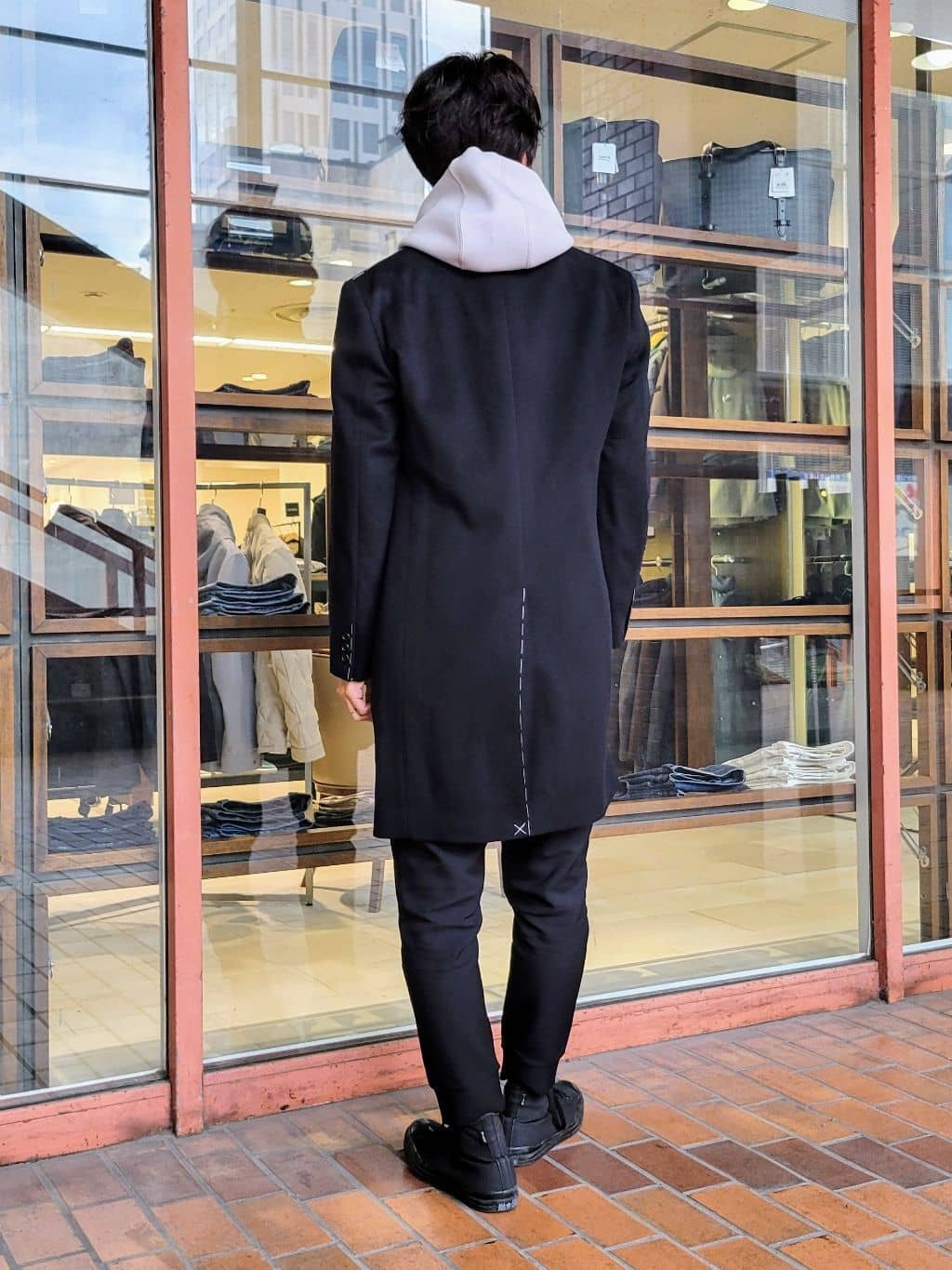 piroyaさんの「TAKEO KIKUCHI｜ウールカシミヤブレンド チェスターコート」を使ったコーディネート