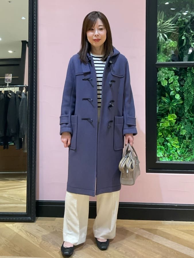 maruさんの「DRESSTERIOR｜◆ストレッチフルニードルプルオーバーニット」を使ったコーディネート