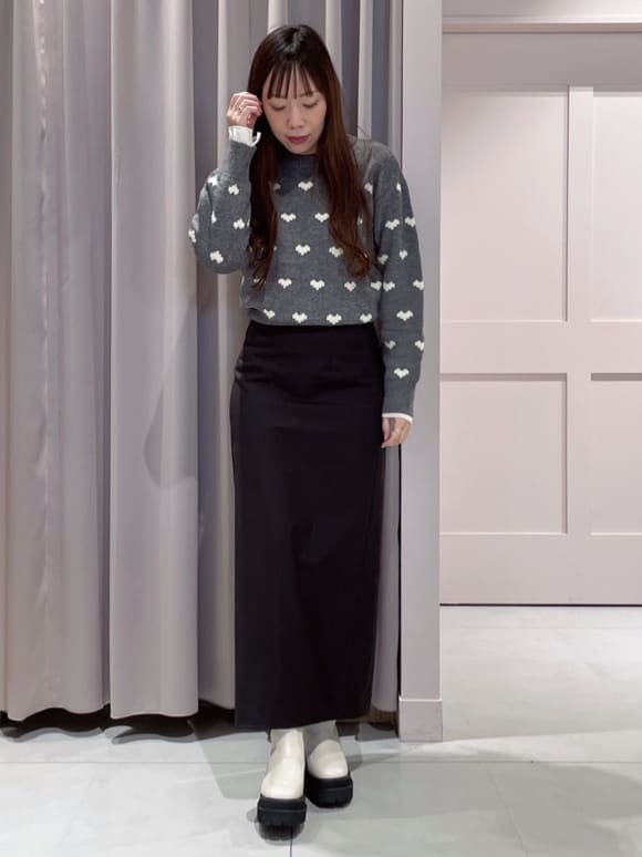 maiさんの「ESPERANZA｜ニットロングブーツ」を使ったコーディネート