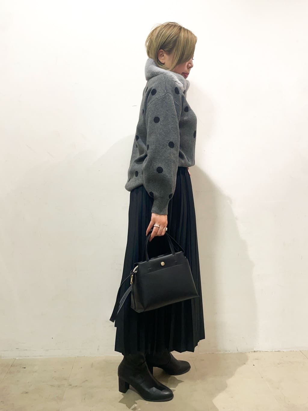 Ricoさんの「SHOO･LA･RUE｜◆【セレモニー/2WAY】三層ミニトートバッグ」を使ったコーディネート