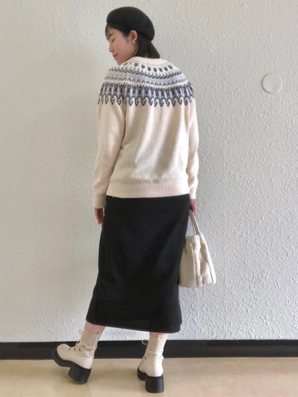 Tsuruさんの「SHOO･LA･RUE｜◆サーモベレー帽」を使ったコーディネート