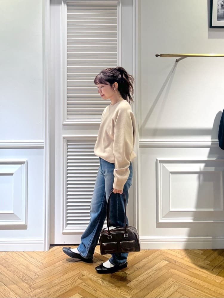 つじ まこさんの「DRESSTERIOR｜◆ソフトレザーバレエシューズ」を使ったコーディネート