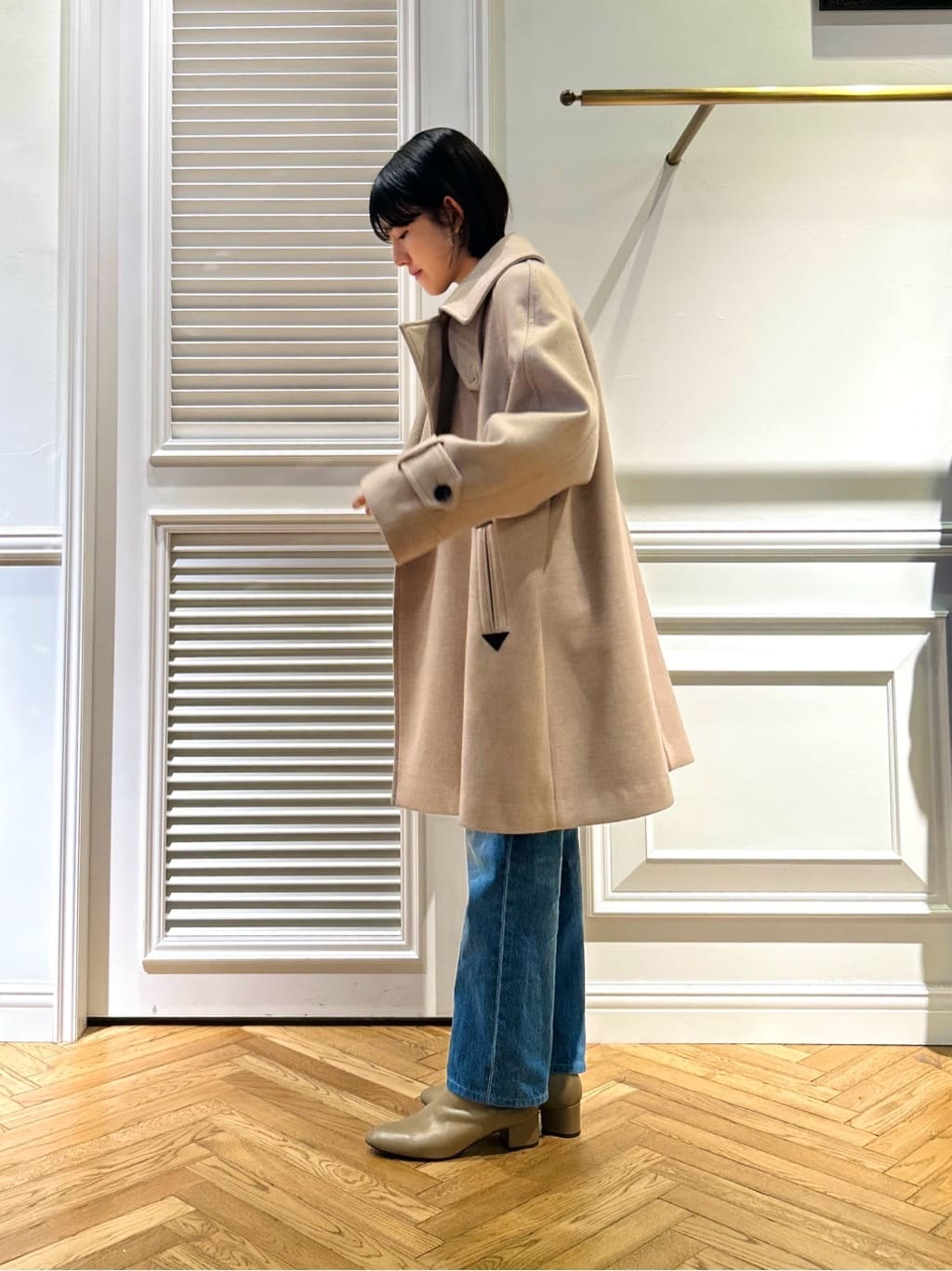 cocoさんの「DRESSTERIOR｜【ウォッシャブル】テーパードコンフォートデニム」を使ったコーディネート