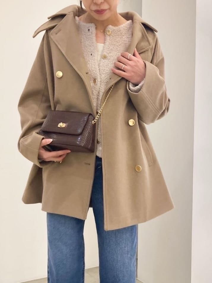 kanakoさんの「grove｜【Lee&times;grove別注】STRAIGHT DENIM PANTS」を使ったコーディネート