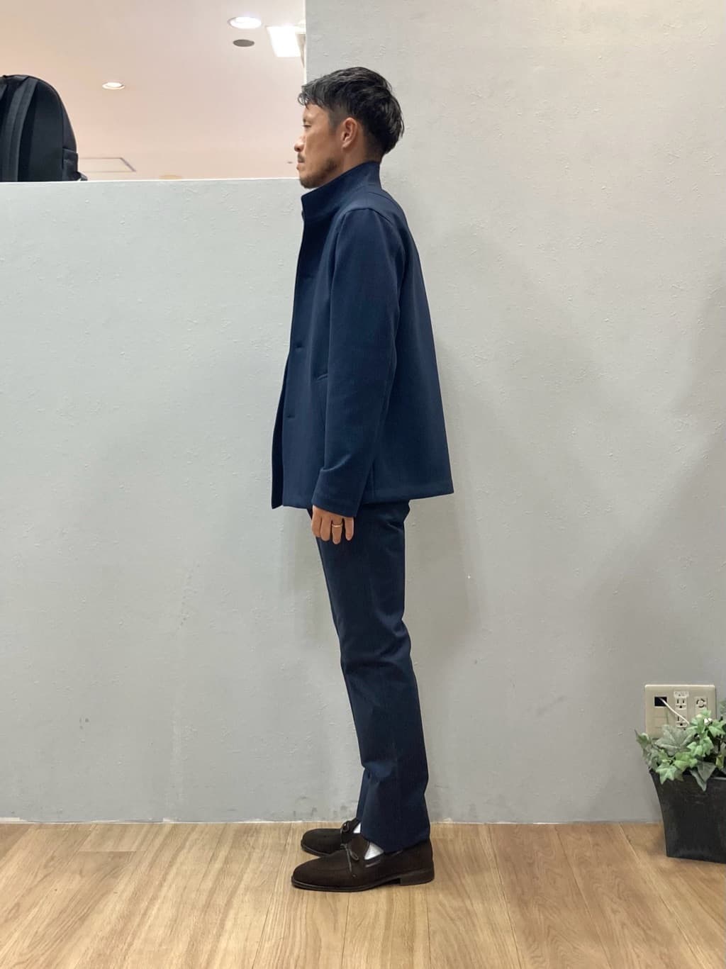 シュンさんの「TAKEO KIKUCHI｜【DOWN FABRIC】ダウンファブリック スタンドカラーブルゾン」を使ったコーディネート