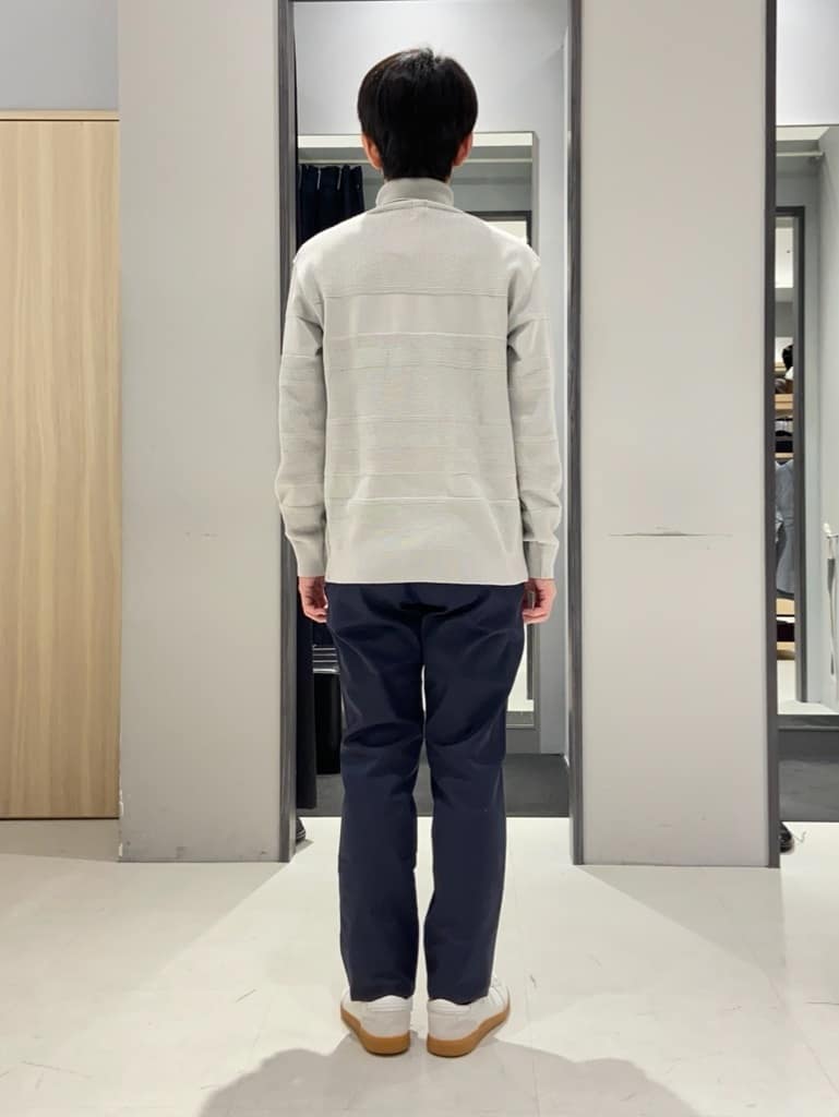 わいずみさんの「TAKEO KIKUCHI｜【全7サイズ&times;8色展開！】トップマルチヘリンボン パンツ」を使ったコーディネート