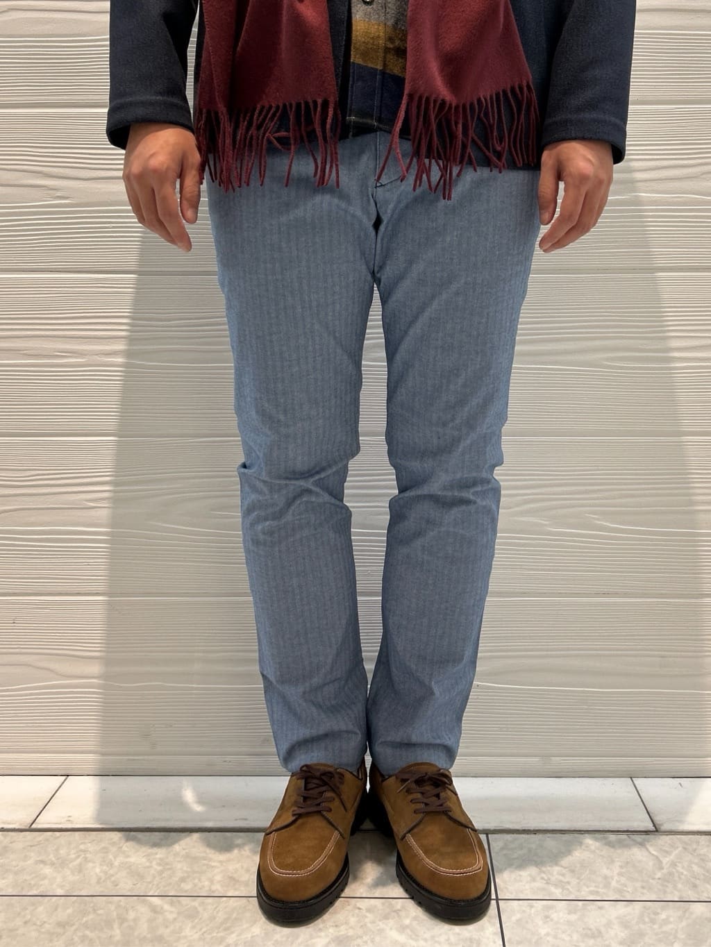 すーさんの「TAKEO KIKUCHI｜【DOWN FABRIC】ダウンファブリック スタンドカラーブルゾン」を使ったコーディネート