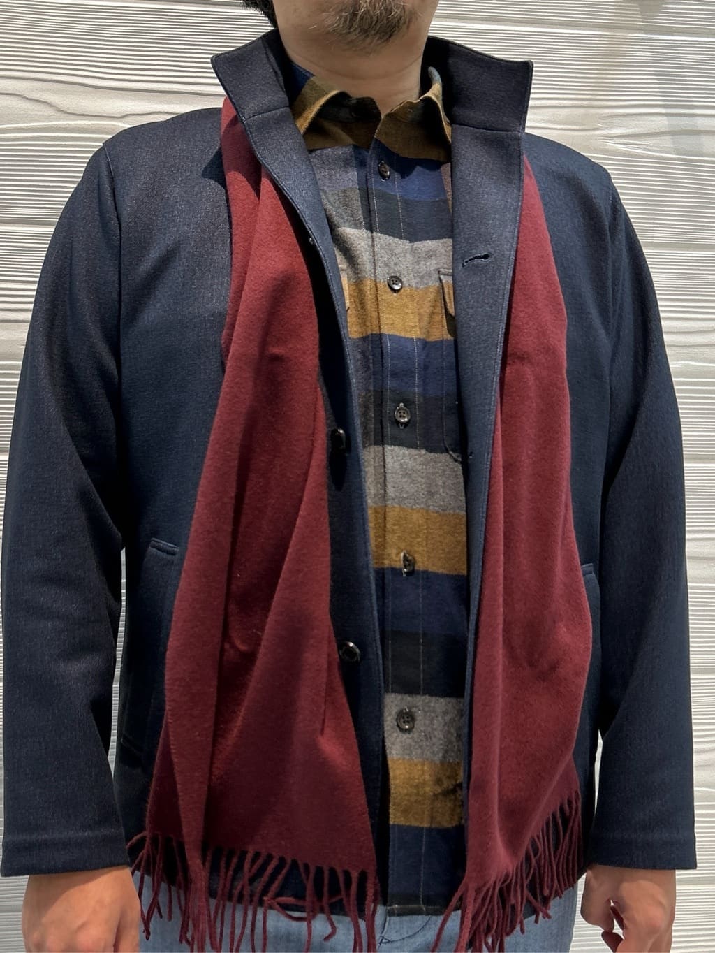 すーさんの「TAKEO KIKUCHI｜【DOWN FABRIC】ダウンファブリック スタンドカラーブルゾン」を使ったコーディネート