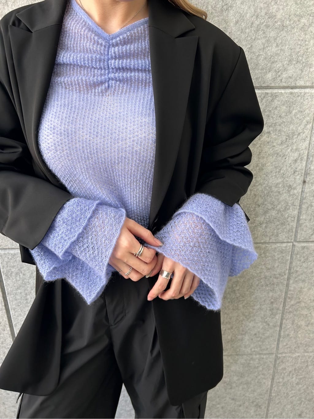honoka Aさんの「CODE A｜heyep｜Silk Hair Band」を使ったコーディネート