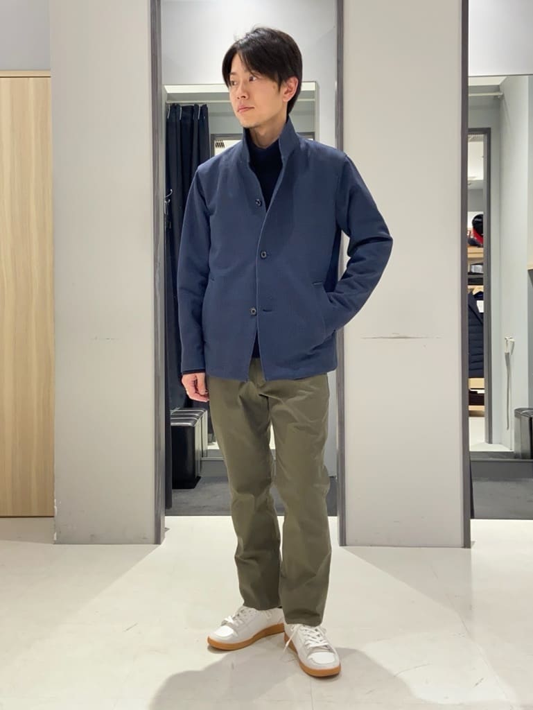 わいずみさんの「TAKEO KIKUCHI｜【DOWN FABRIC】ダウンファブリック スタンドカラーブルゾン」を使ったコーディネート