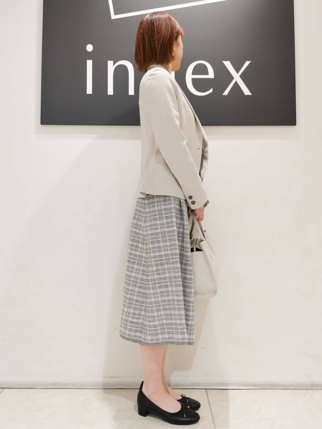 n.さんの「index｜《5色展開／XS-LLサイズ》ストレッチテーラードジャケット／セットアップ対応【イージーアイロン】」を使ったコーディネート