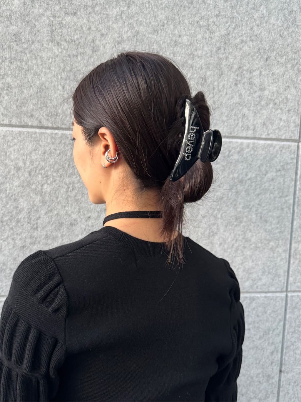 uchi__yamaさんの「CODE A｜gathered sleeves knit」を使ったコーディネート