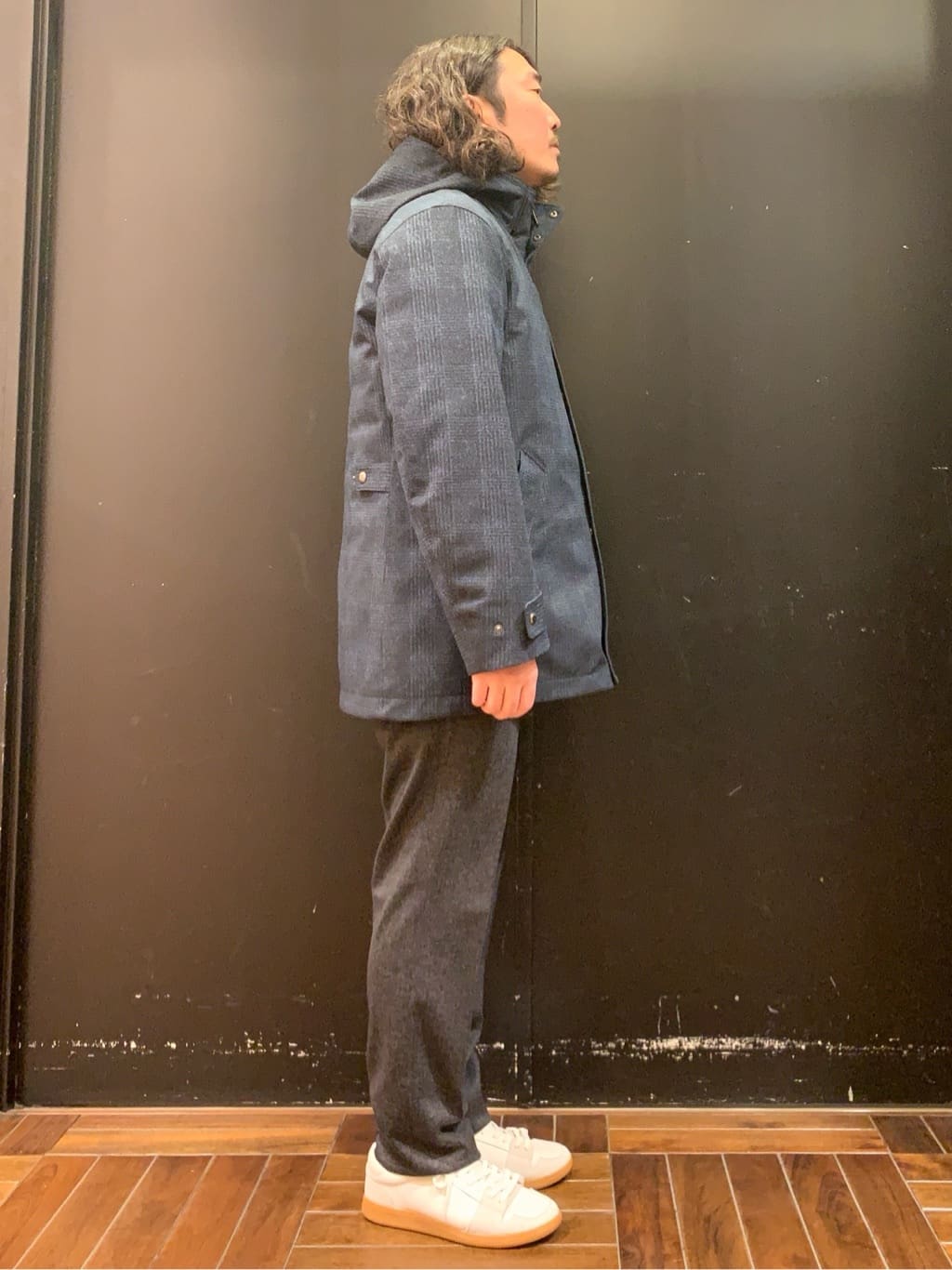 木村剛さんの「TAKEO KIKUCHI｜【3WAY】ジャカード グレンチェック ダウンライナー ブルゾン」を使ったコーディネート