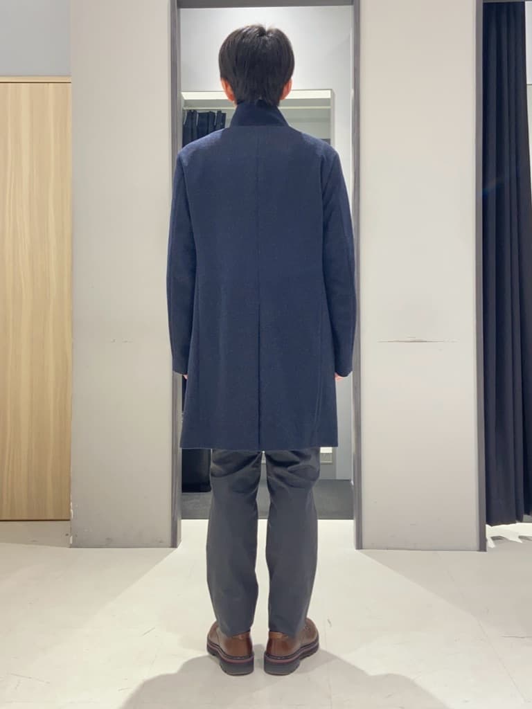 わいずみさんの「TAKEO KIKUCHI｜【ウールカシミヤブレンド】ビーバー調 スタンドカラー コート」を使ったコーディネート