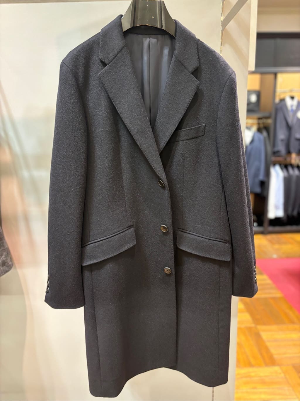 ヒナさんの「TAKEO KIKUCHI｜ウールカシミヤブレンド チェスターコート」を使ったコーディネート