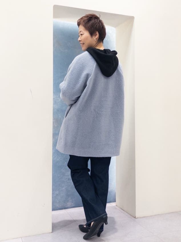 シュウコさんの「grove｜【Lee&times;grove別注】STRAIGHT DENIM PANTS」を使ったコーディネート