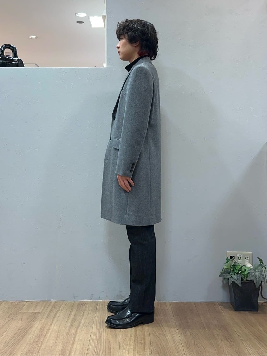 Uさんの「TAKEO KIKUCHI｜ウールカシミヤブレンド チェスターコート」を使ったコーディネート