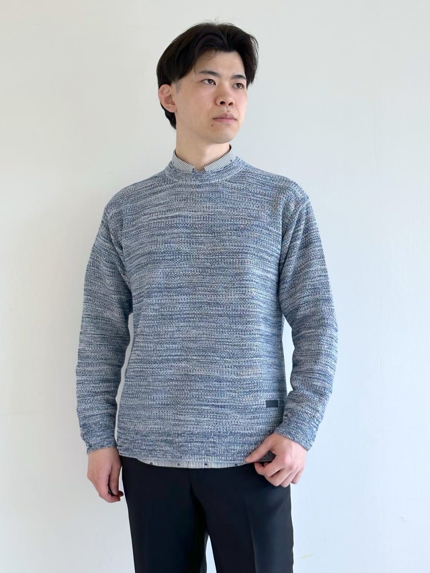 イッシーさんの「TAKEO KIKUCHI｜ハットモチーフ ジャカード ストライプ シャツ」を使ったコーディネート