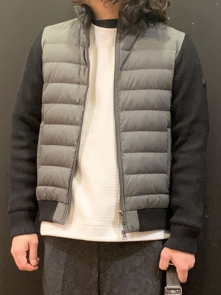 木村剛さんの「TAKEO KIKUCHI｜【ONOFF対応】TRダブルニット ストレッチパンツ」を使ったコーディネート