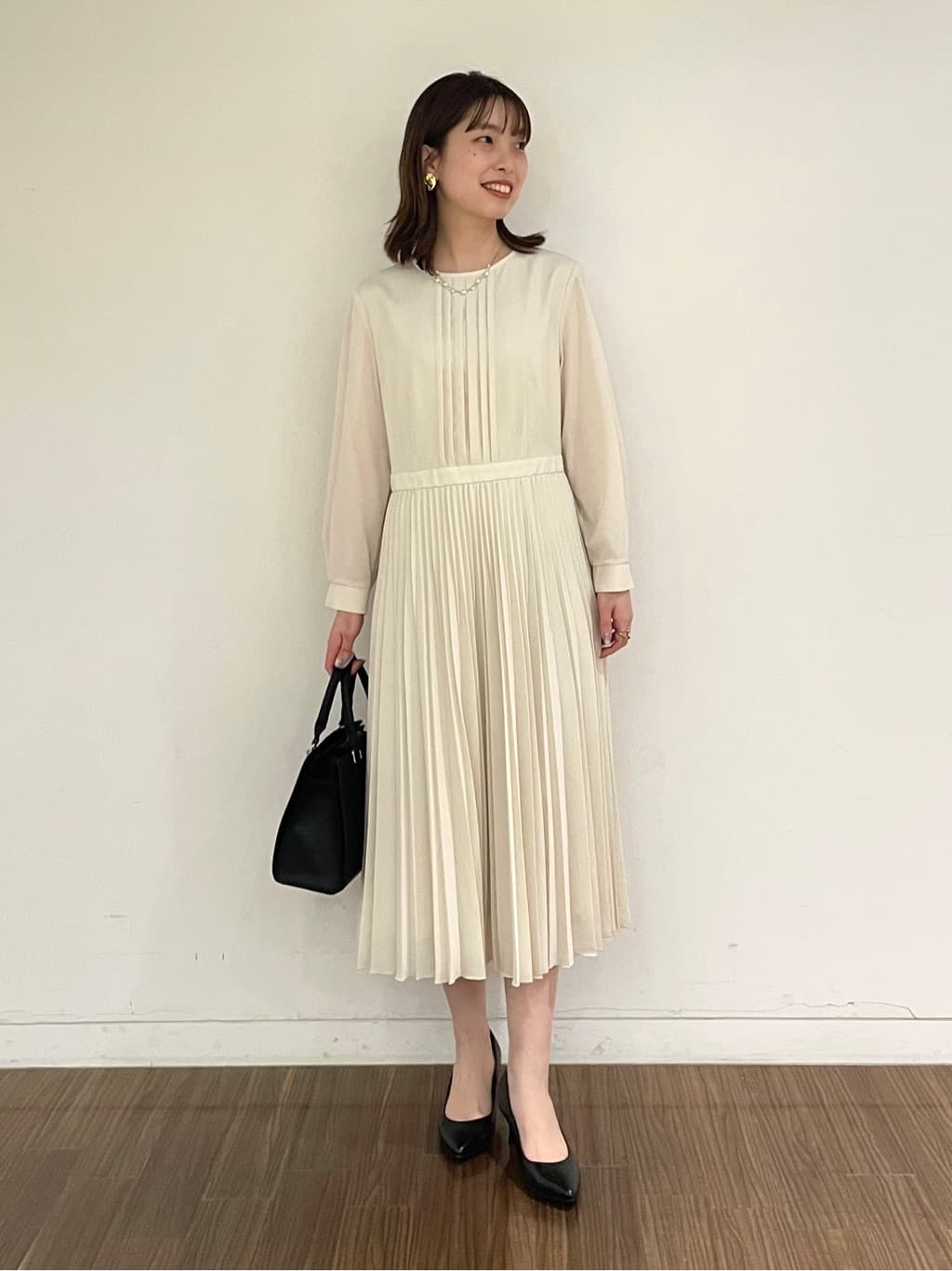 ねねさんの「INDIVI｜◆【洗える／スーツ】ノーカラージャケット」を使ったコーディネート