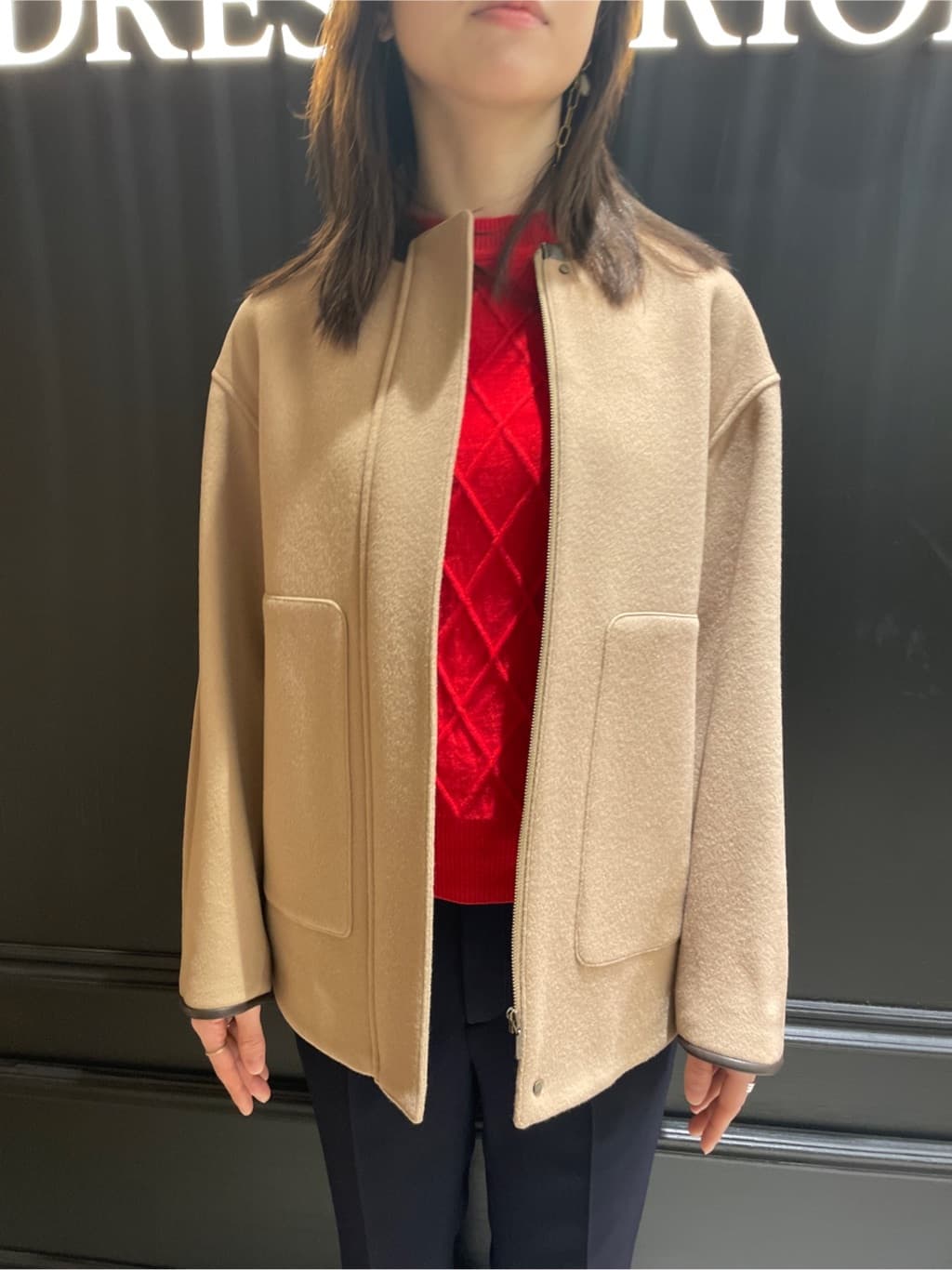 Karinさんの「DRESSTERIOR｜【セレモニー】オケージョンツイードジャケット」を使ったコーディネート