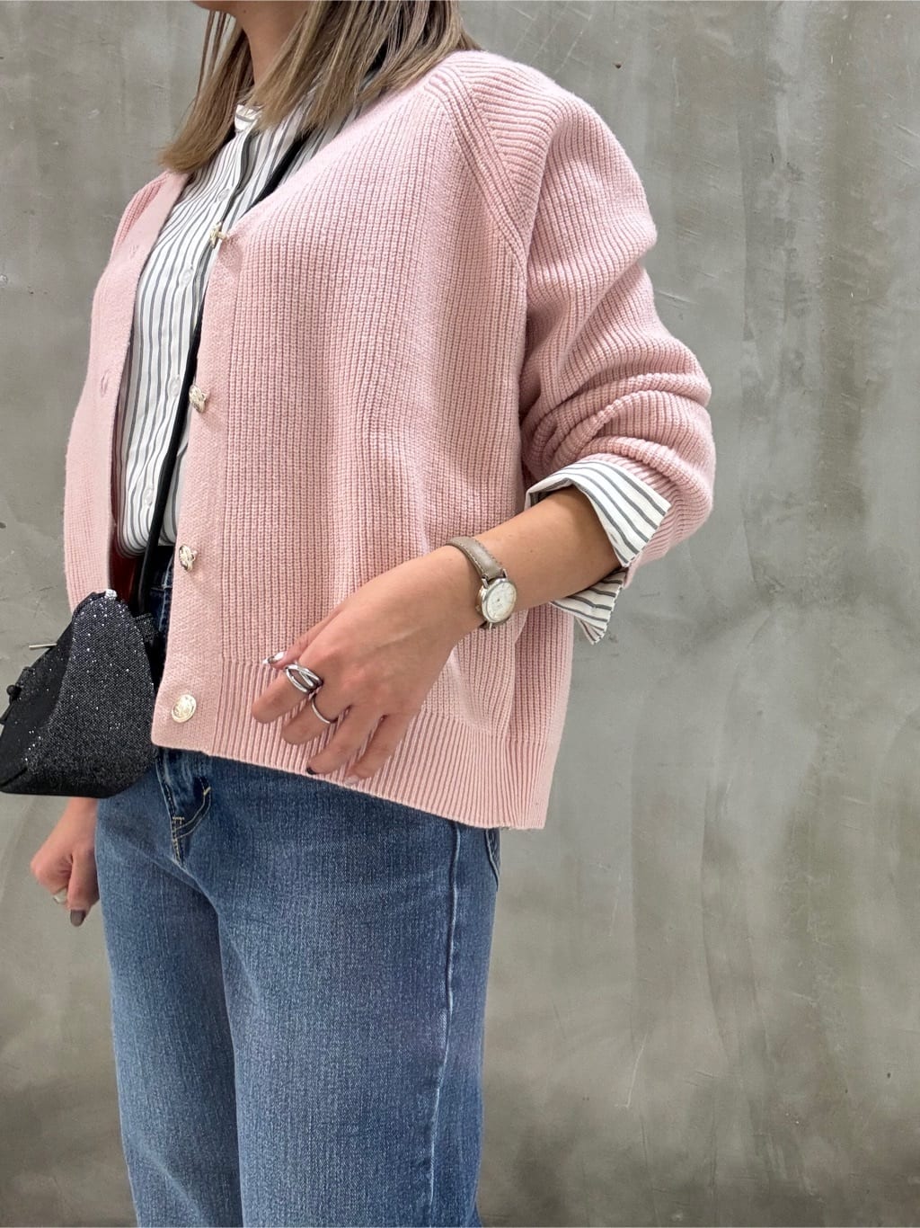 minaさんの「grove｜【Lee&times;grove別注】STRAIGHT DENIM PANTS」を使ったコーディネート