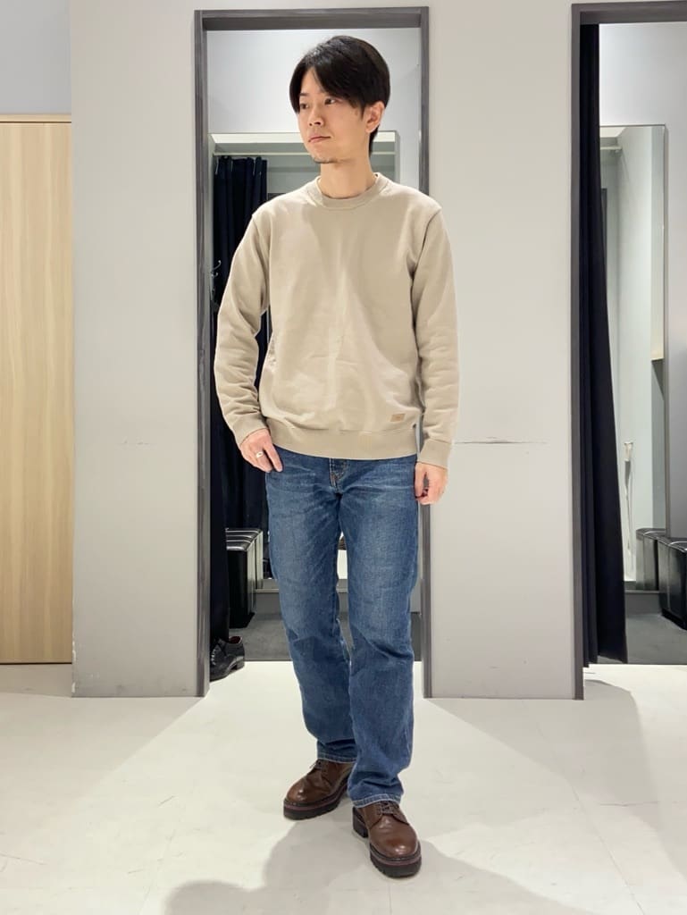 わいずみさんの「TAKEO KIKUCHI｜【DOWN FABRIC】ダウンファブリック スタンドカラーブルゾン」を使ったコーディネート