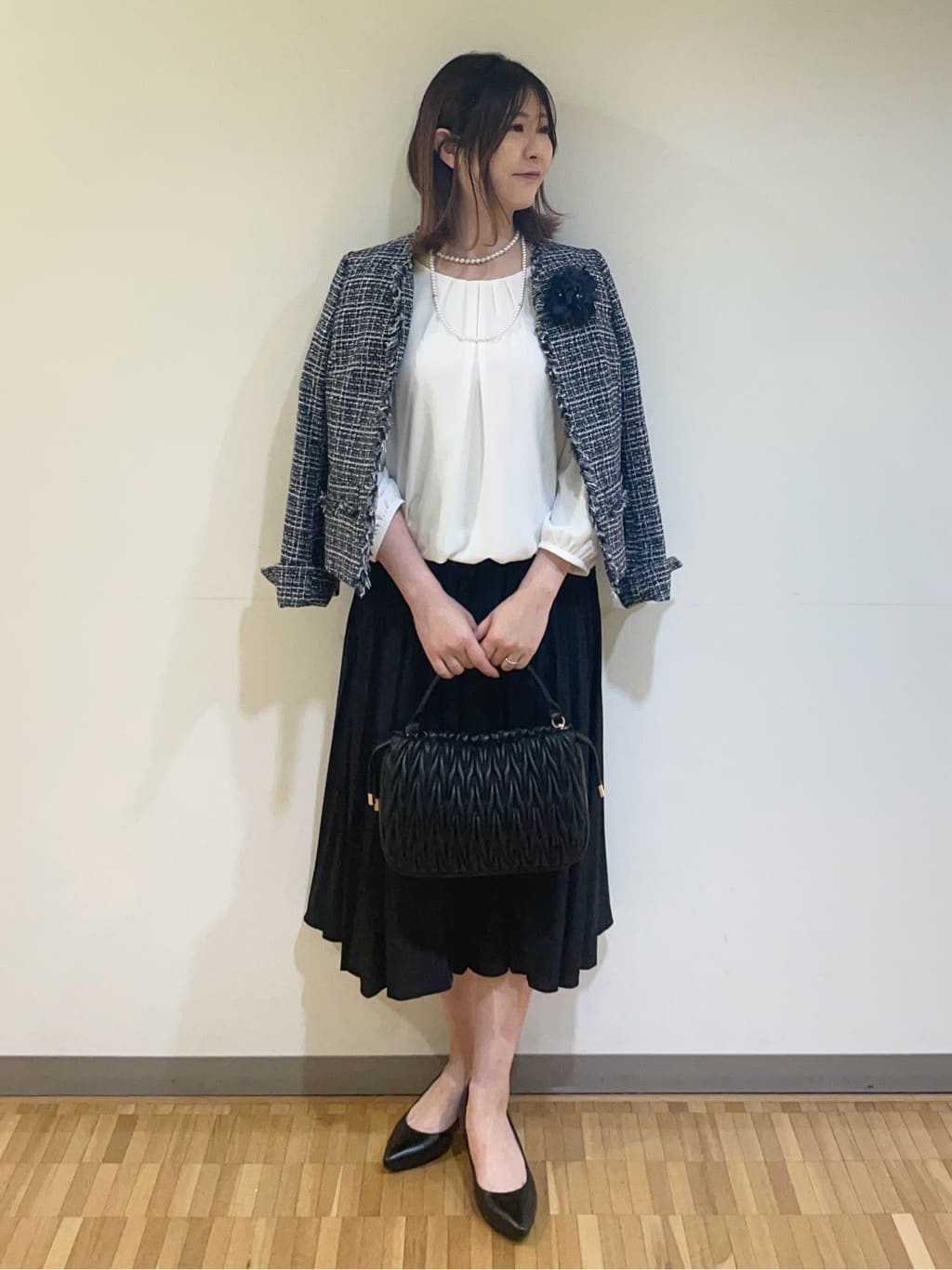 フナキさんの「UNTITLED｜【追加/日本製】ブーケフラワーコサージュ」を使ったコーディネート
