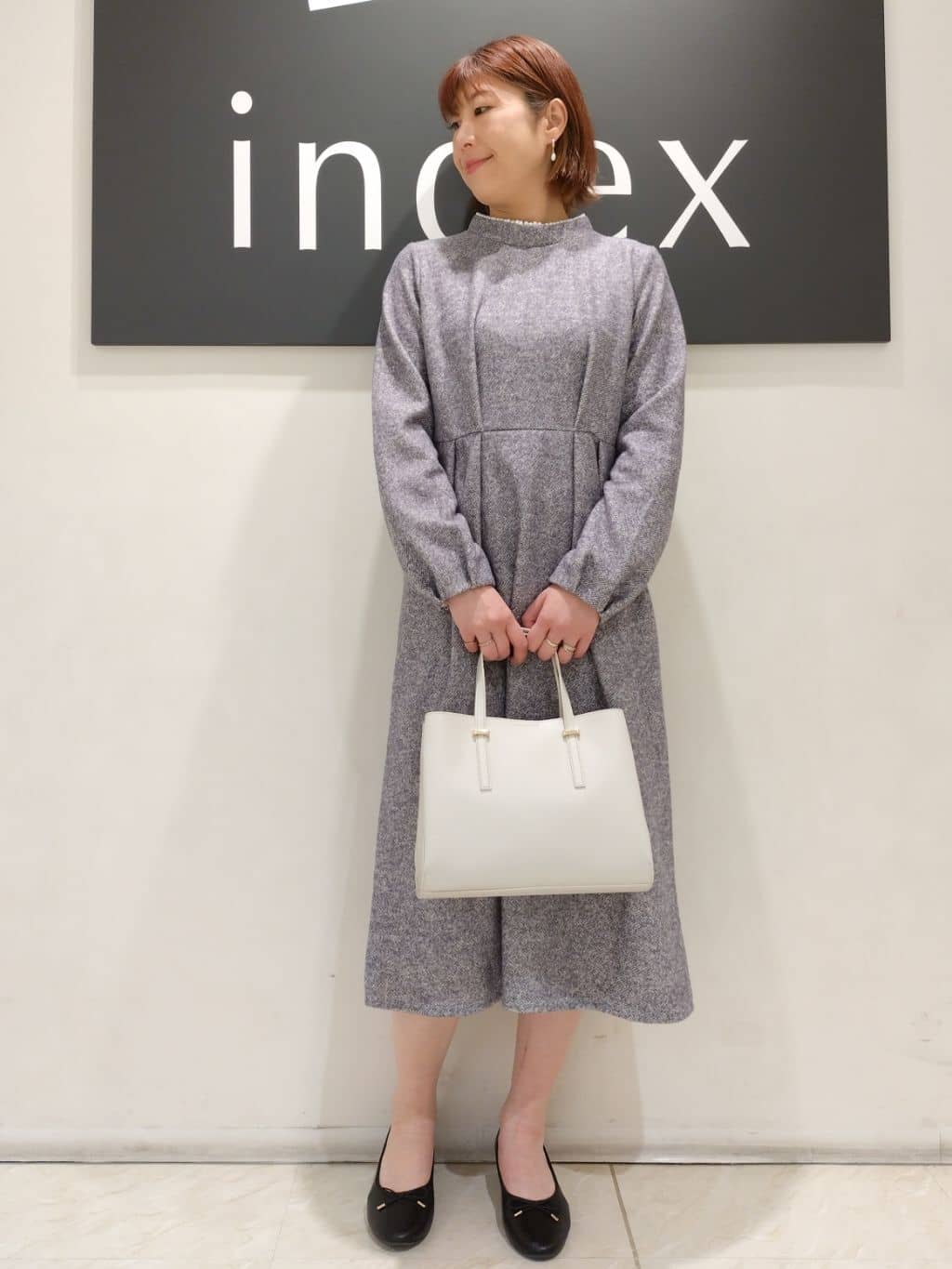 n.さんの「index｜◆淡水パールピアス」を使ったコーディネート
