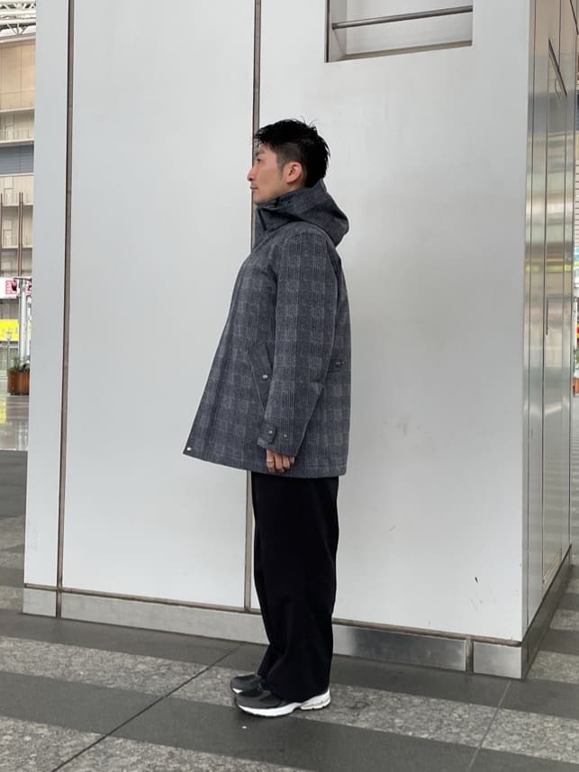 加藤裕樹さんの「TAKEO KIKUCHI｜【3WAY】ジャカード グレンチェック ダウンライナー ブルゾン」を使ったコーディネート