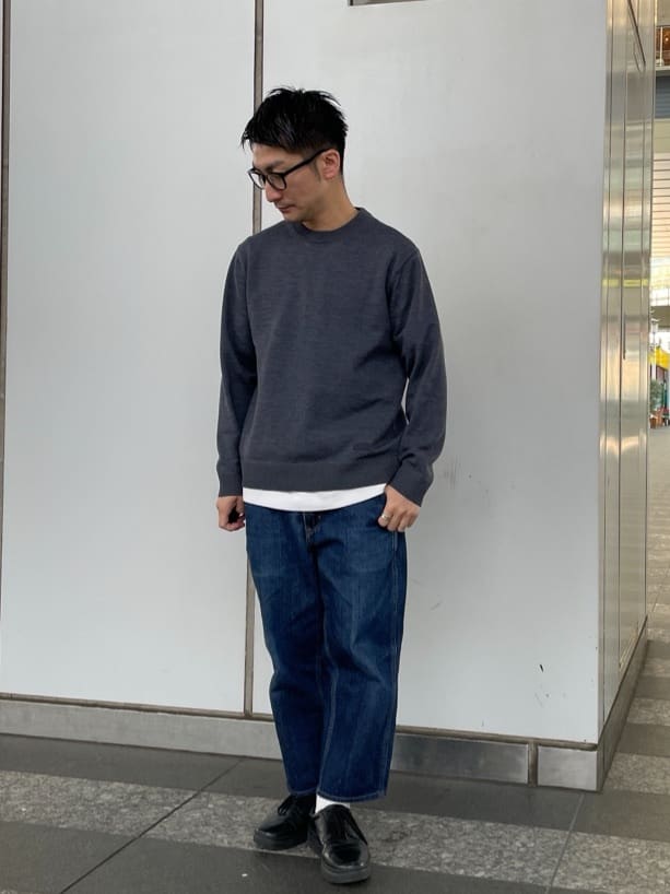 加藤裕樹さんの「TAKEO KIKUCHI｜【ウールカシミヤブレンド】ビーバー調 スタンドカラー コート」を使ったコーディネート