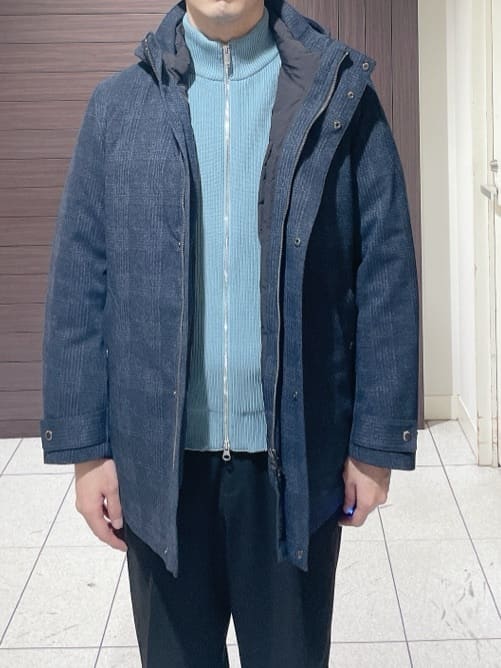 ToyoPさんの「TAKEO KIKUCHI｜【3WAY】ジャカード グレンチェック ダウンライナー ブルゾン」を使ったコーディネート