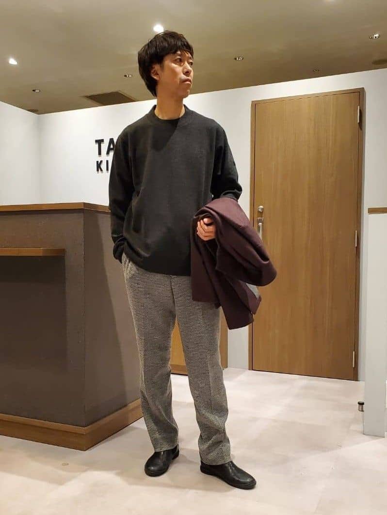 ishidaさんの「TAKEO KIKUCHI｜【DOWN FABRIC】ダウンファブリック スタンドカラーブルゾン」を使ったコーディネート