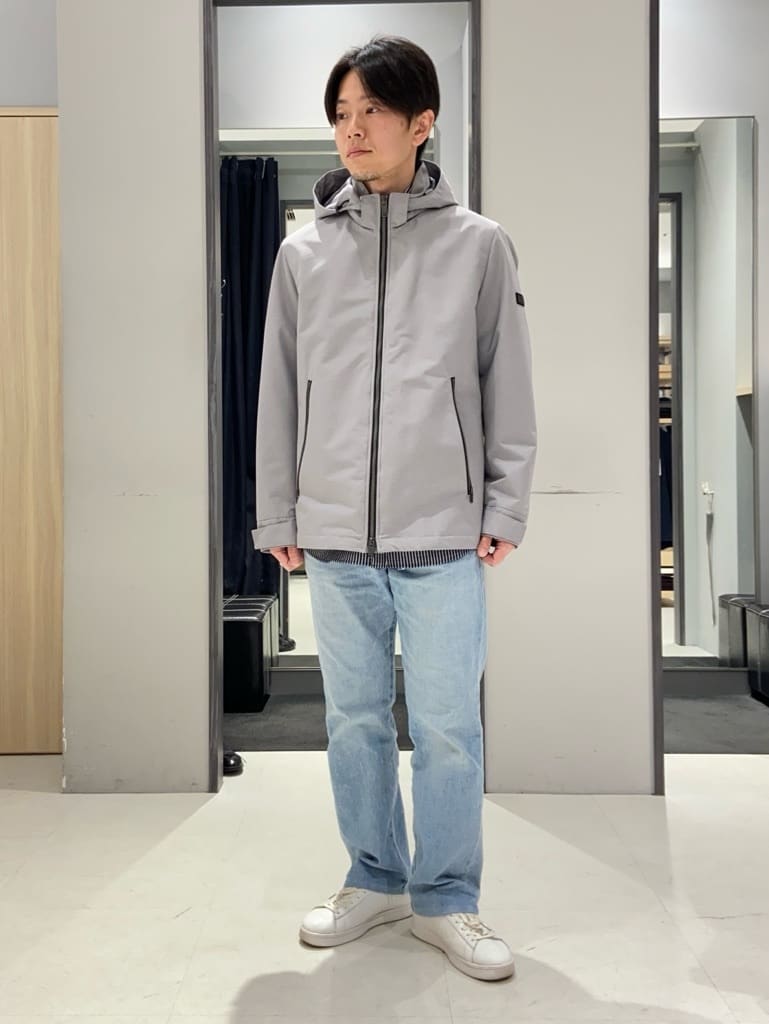わいずみさんの「TAKEO KIKUCHI｜【抗菌防臭/シーズンレス】シアサッカー ジャージシャツ」を使ったコーディネート