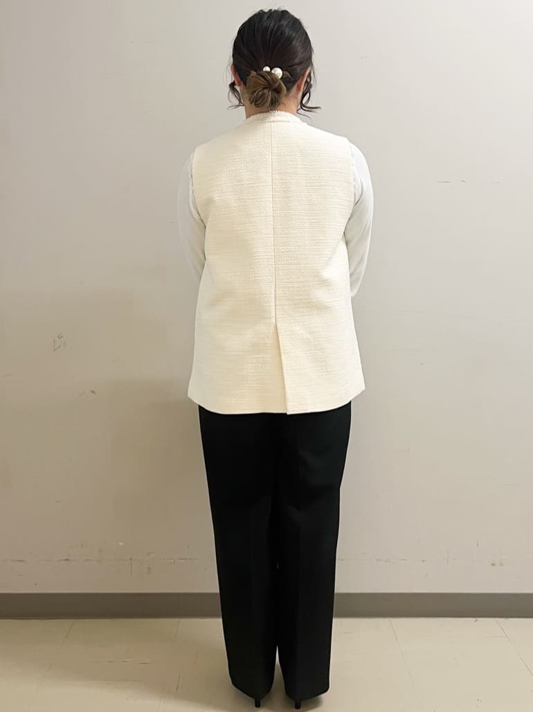 なかさんの「OPAQUE.CLIP｜◆《通勤対応》フロントタックブラウス【洗濯機洗い可】」を使ったコーディネート