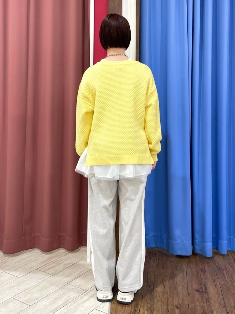 るるさんの「SHOO･LA･RUE｜◆【高レビュー/洗える/S-LL】ポコポコの表面感が魅力 ラーベン柄ニット」を使ったコーディネート
