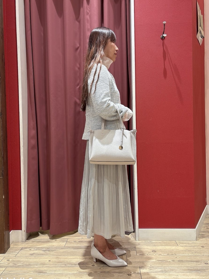 かっちゃんさんの「SHOO･LA･RUE｜◆【S-3L】セレモニーからデイリーにも 軽くて柔らかくて着心地の良い カットツイードジャケット」を使ったコーディネート