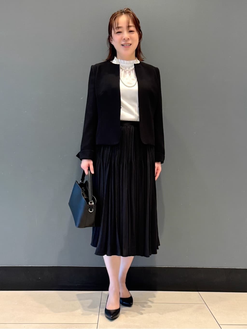 yukiさんの「UNTITLED｜【追加6/日本製】2連フェイクパールネックレス」を使ったコーディネート