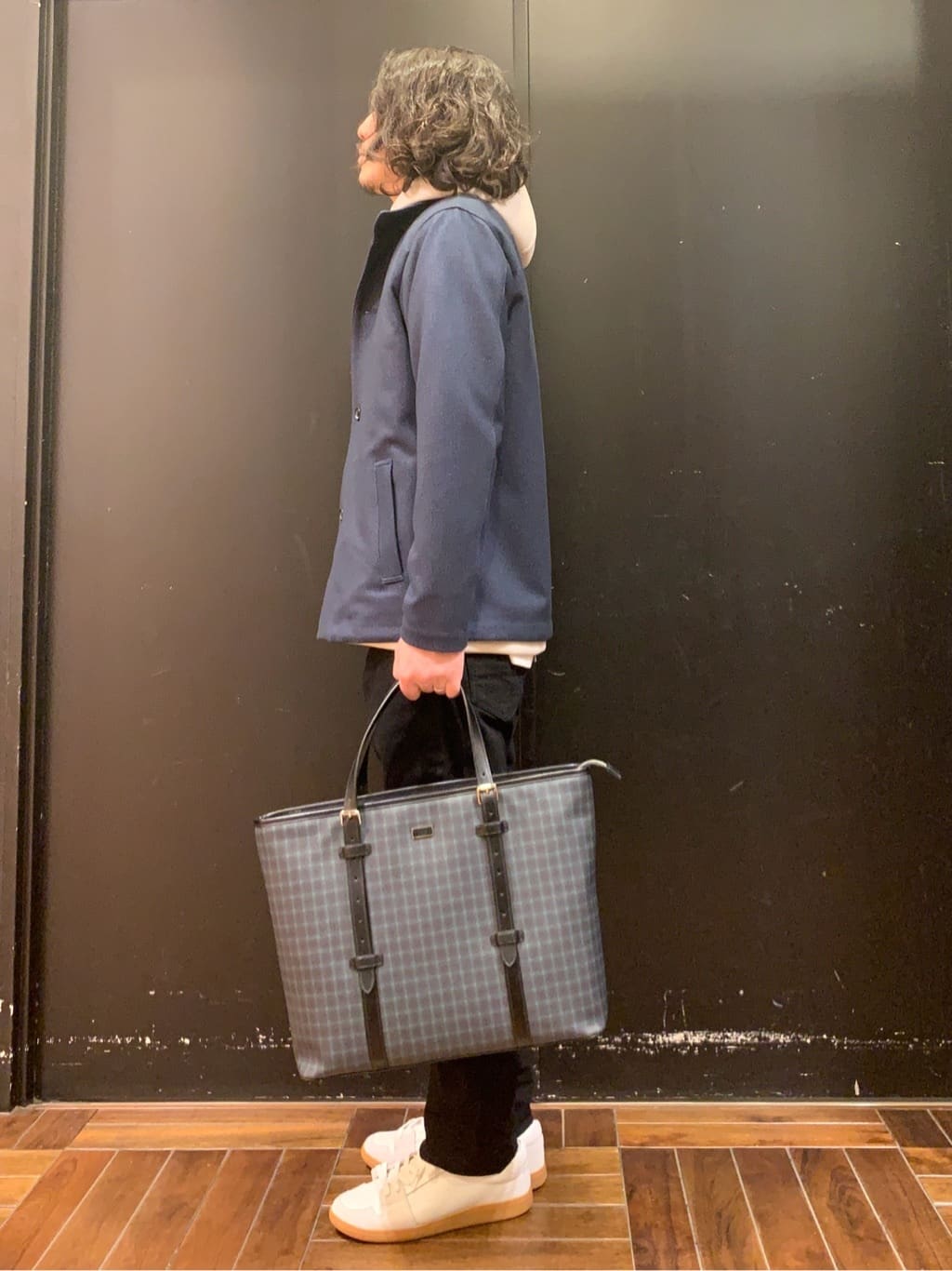木村剛さんの「TAKEO KIKUCHI｜【DOWN FABRIC】ダウンファブリック スタンドカラーブルゾン」を使ったコーディネート