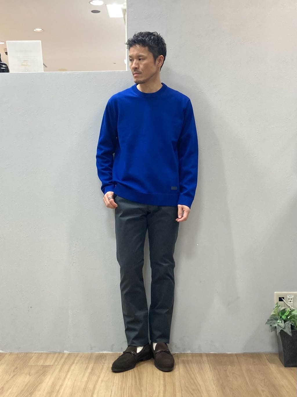 シュンさんの「TAKEO KIKUCHI｜【ウールカシミヤブレンド】ビーバー調 スタンドカラー コート」を使ったコーディネート